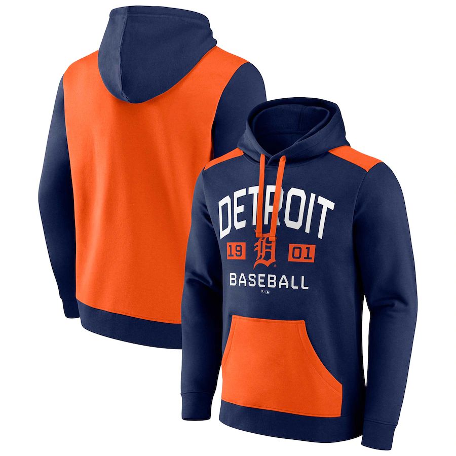 Men 2023 MLB Detroit Tigers blue Sweatshirt style 1